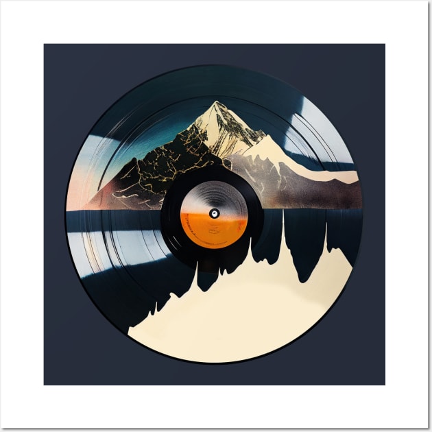 Vinyl Record - Mountain Dream Wall Art by Bondoboxy